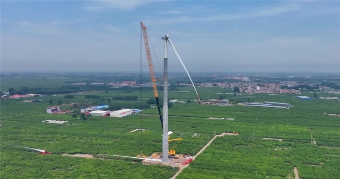 “全球第一吊”再臨燕趙！166米，XCA4000助力華北綠電
