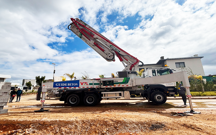 卓越性能|徐工XS43泵車助建摩洛哥！
