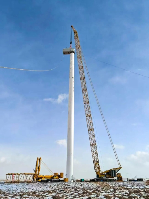 階段任務(wù)圓滿完成！XLC18000M一口氣拿下20臺風機，為綠色地球加油~