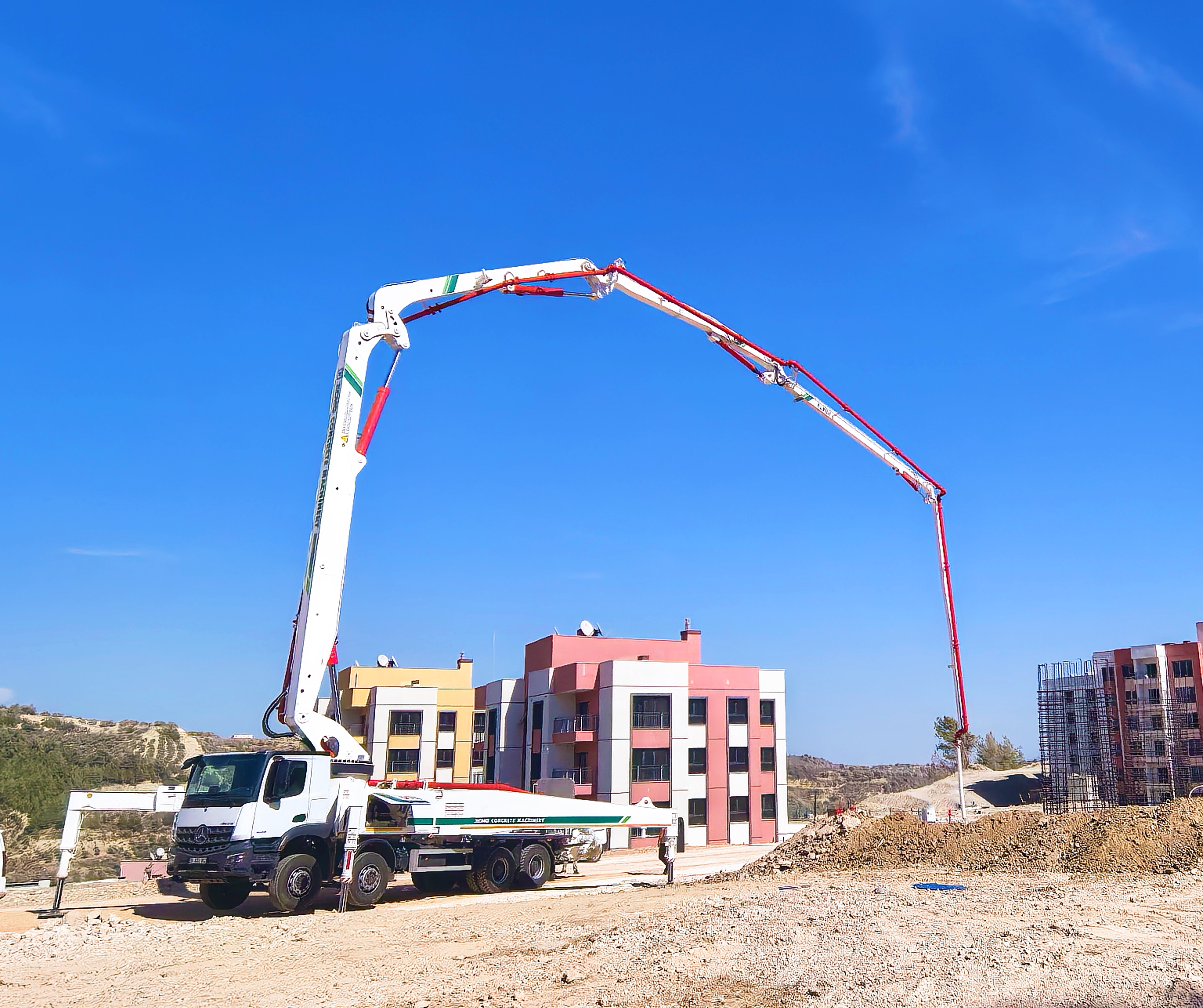 徐工HB47V泵車閃耀土耳其