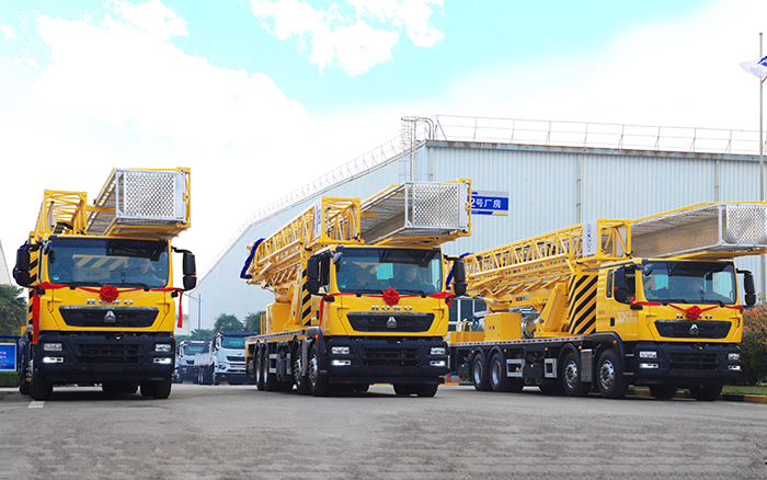 實(shí)用為王，破解路橋檢測(cè)難題！ 徐工橋梁檢測(cè)車(chē)批量啟程西部